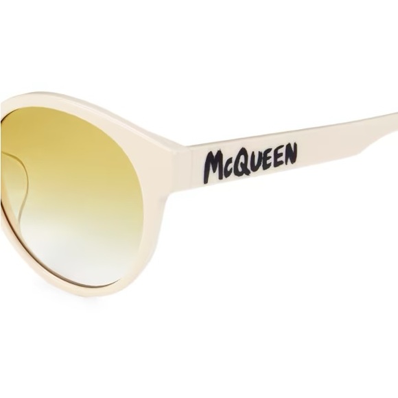 Alexander McQueen Round Sunglasses McQueen Gradient Sunglasses NWT main image 5